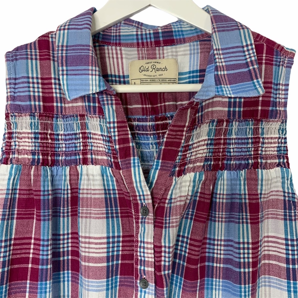 Old Ranch Plaid Top - Picture 2 of 9